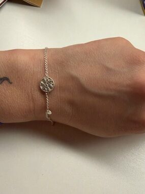 Pandora Silver tree of life Bracelet with Gold Accents